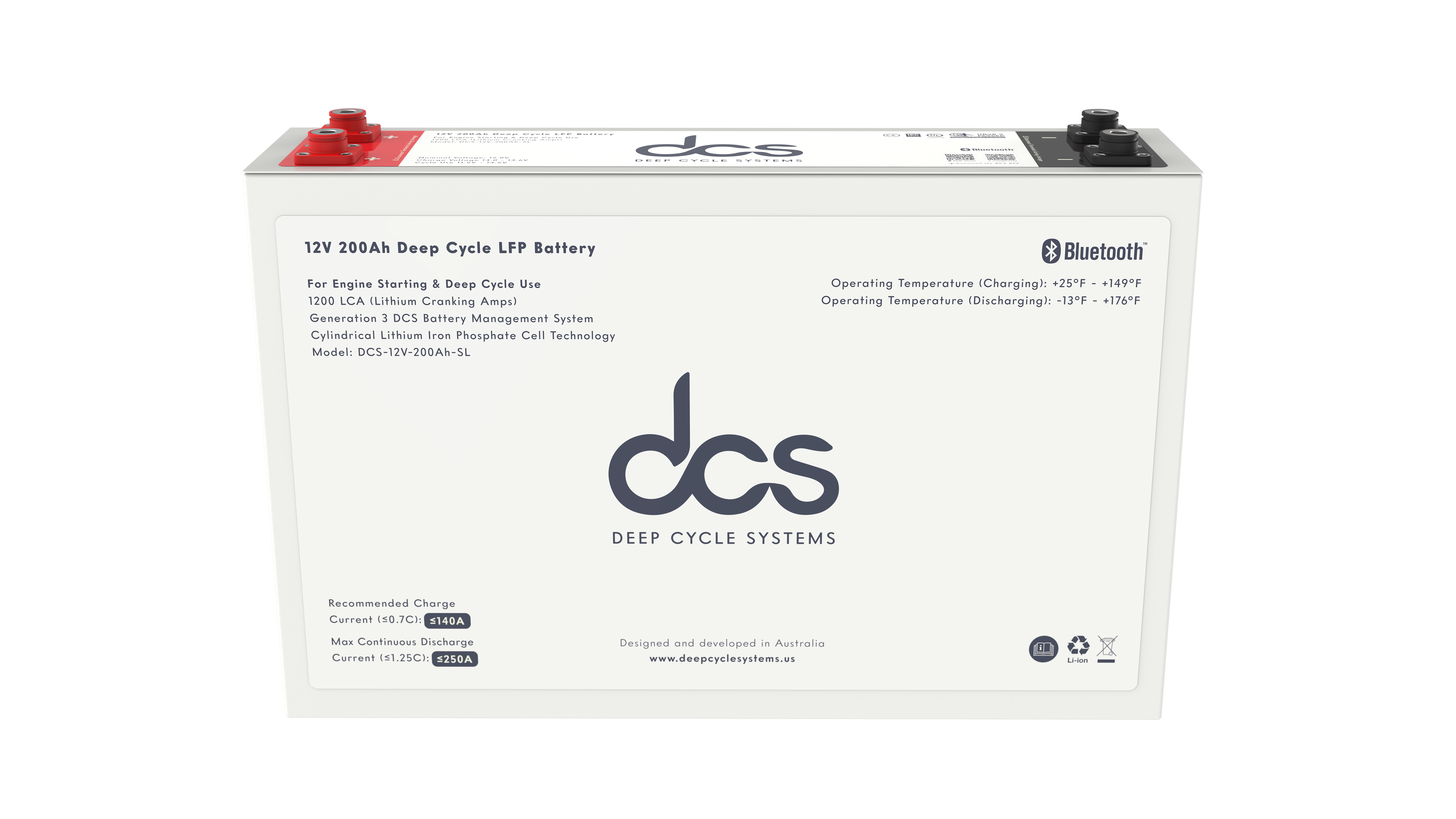 200Ah Slimline Deep Cycle LFP Battery (2nd Generation)