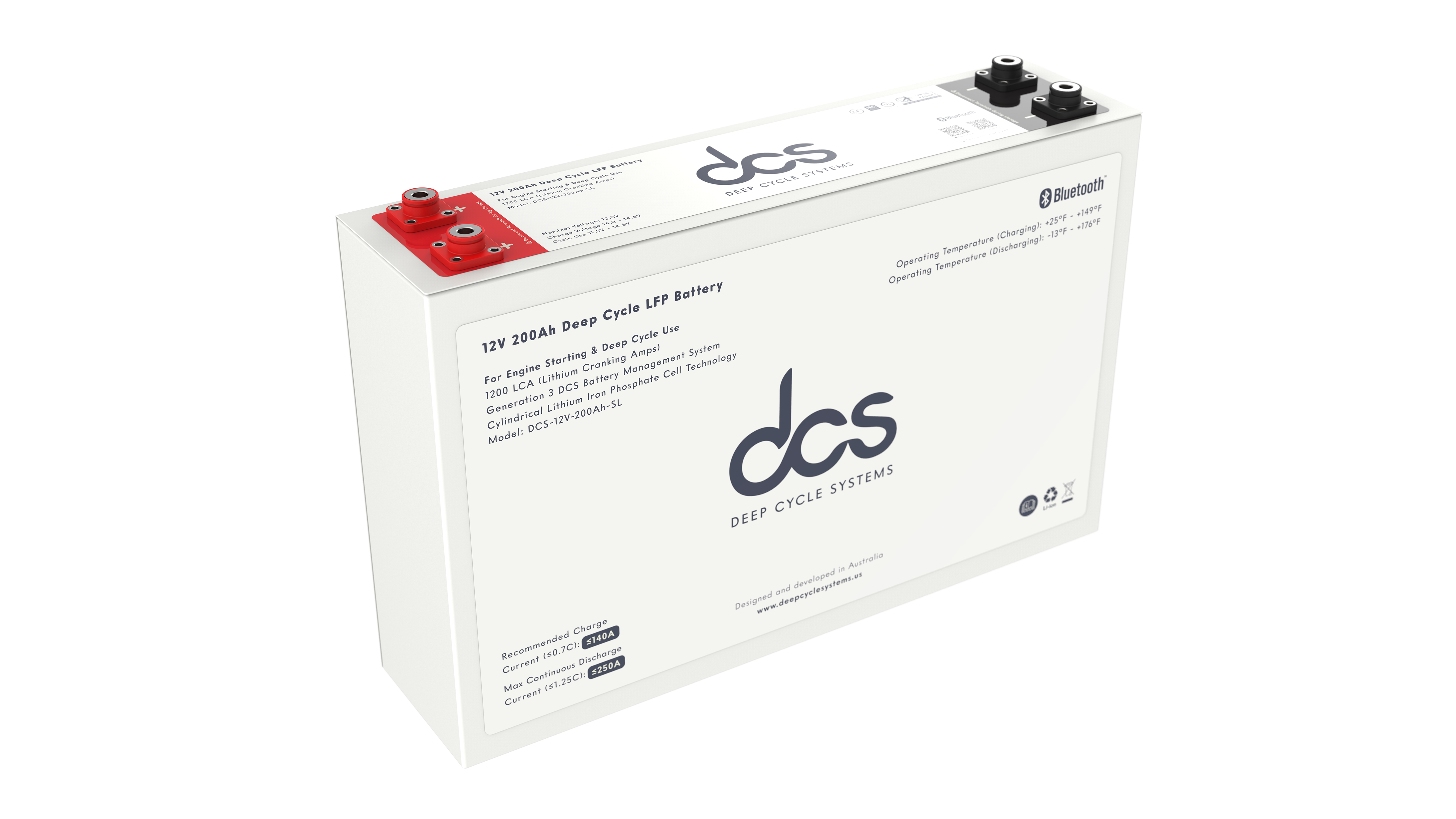 200Ah Slimline Deep Cycle LFP Battery (2nd Generation) - Refurbished