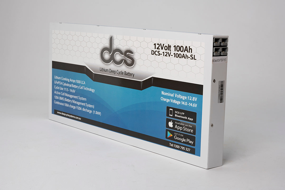100Ah Slimline Deep Cycle LFP Battery - Refurbished
