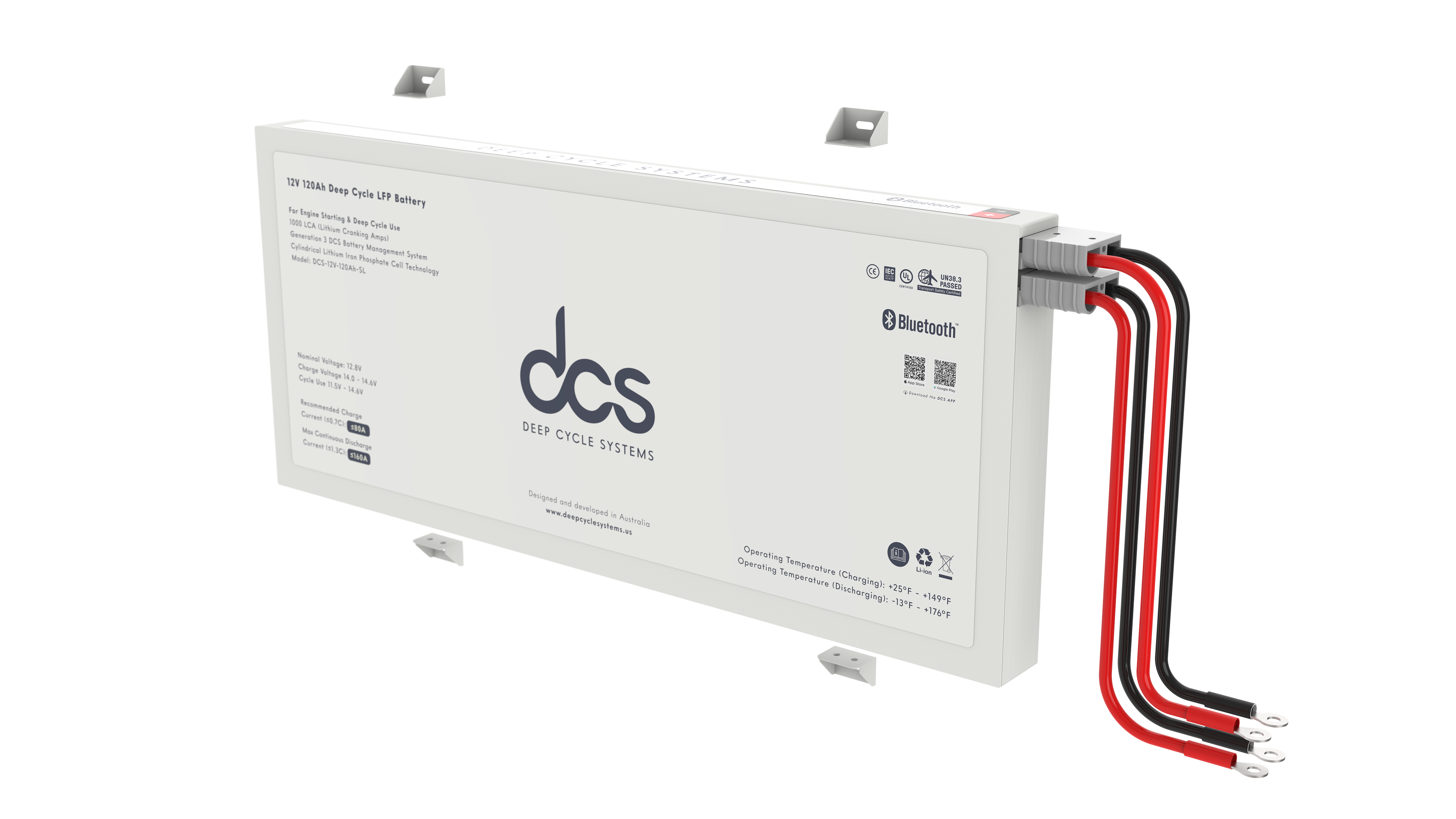 120Ah Slimline Deep Cycle LFP Battery
